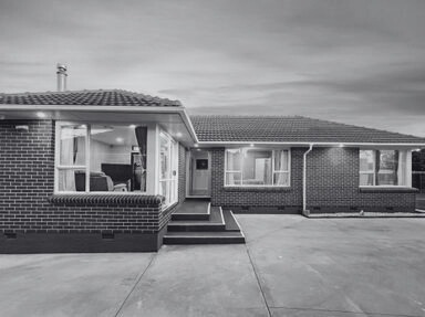 Brick home exterior